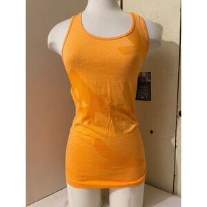 Oiselle Flyte Tank Womens XS Clementine Orange Bird Racerback Running NWT